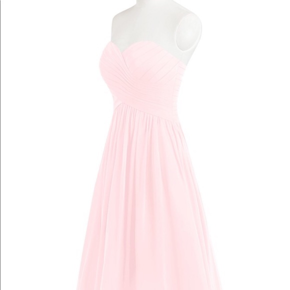 Blush Pink Azazie Heidi dress - Picture 2 of 5
